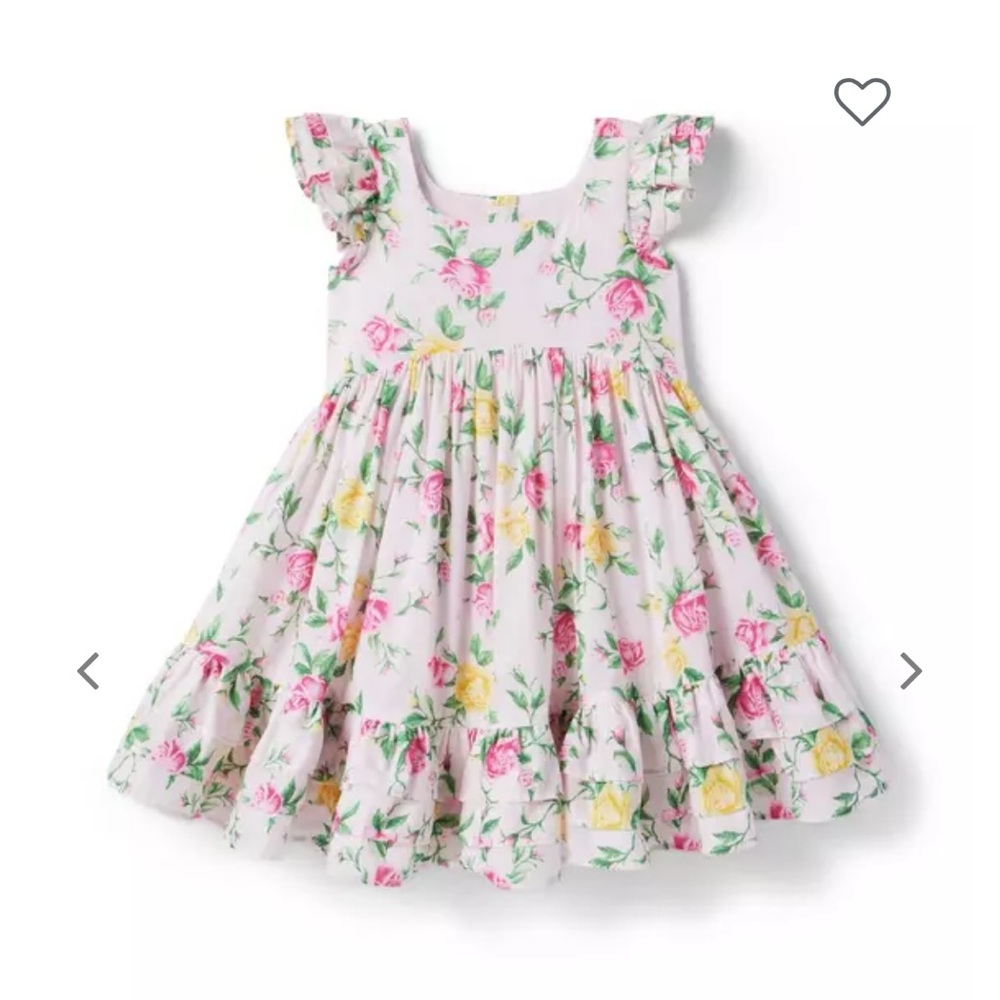 Janie and Jack The Garden Rose Dress Size 5